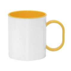 Plastový lehký žlutý hrnek s Vaší fotkou 0,3 l