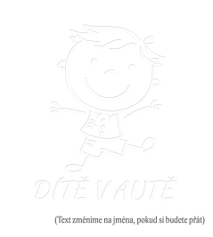 Dieťa v aute Chlapec 2 samolepka  na auto