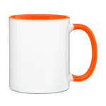 oranžový vnitřek a ucho