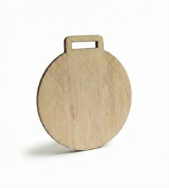 Medaile dřevěná kulatá 5 cm, 6,5 cm, 8 cm polotovar - dle počtu od 7 Kč za kus