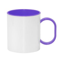 Plastový lehký fialový hrnek s Vaší fotkou 0,3 l