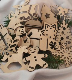 Vánoční ozdoby sada 15 ks