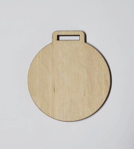 Medaile dřevěná kulatá 5 cm